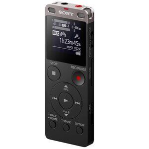 Sony ICDUX560BLK Digital Voice Recorder 1" Black Stereo